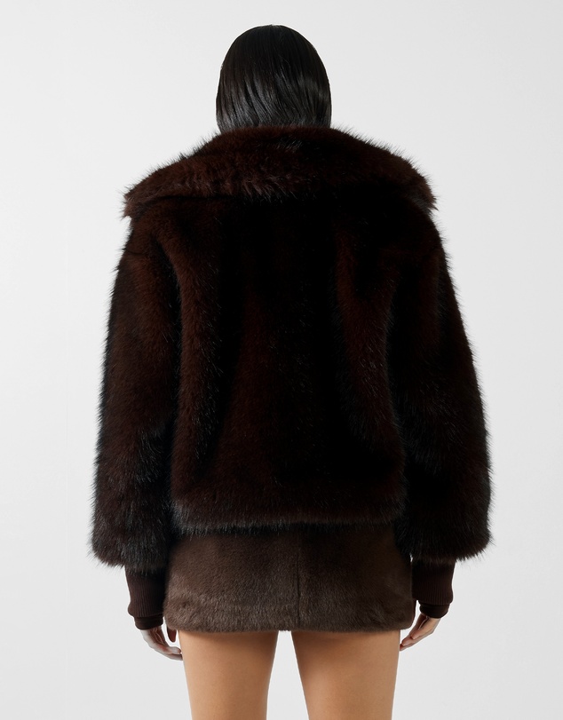 BY.DYLN - Reese Faux Fur Bomber