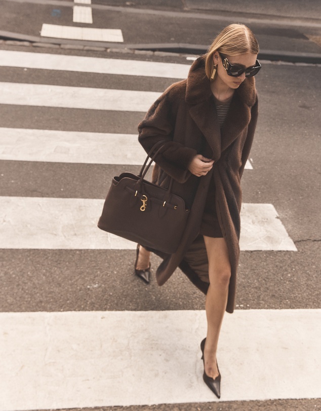 ENA PELLY - Nova Longline Faux Fur Jacket