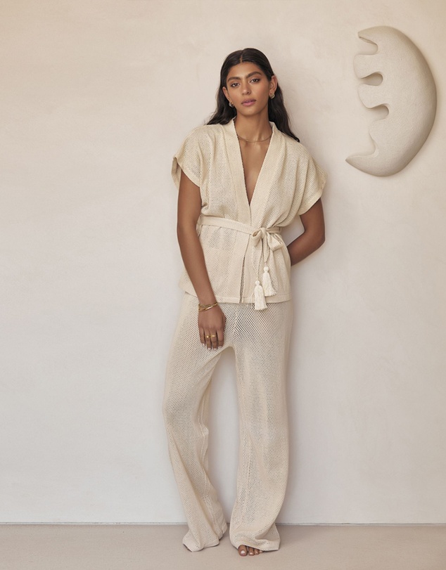 Arms Of Eve - Sardinia Wrap Top - Coconut
