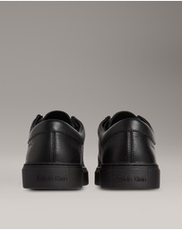 Calvin Klein - Leather Apron Lace Up Shoes
