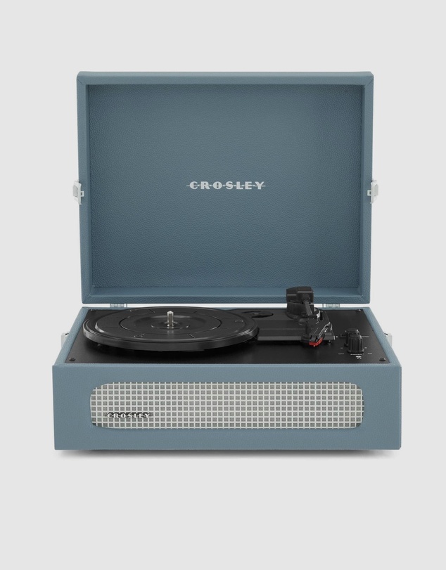 Crosley - Crosley Voyager Bluetooth Portable Turntable - Washed Blue