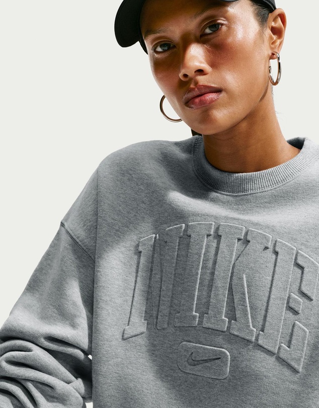 Nike - Studio Fleece Oversized Crew-Neck Sweatshirt