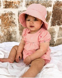 Purebaby - Embroidered Bodysuit -Kids-Babies