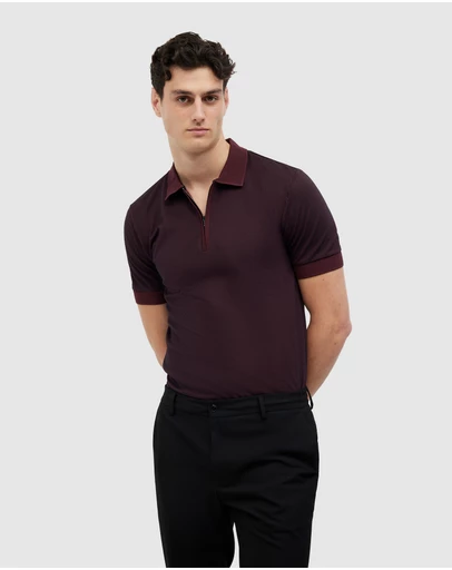 Politix - Murray Zip-up Polo