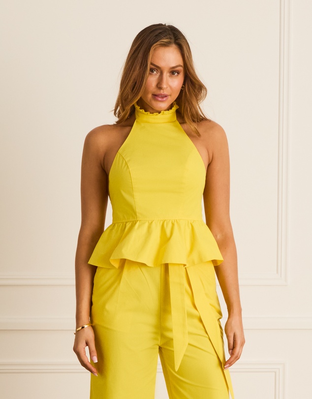 Heaven Australia - Citron Halter Neck Top