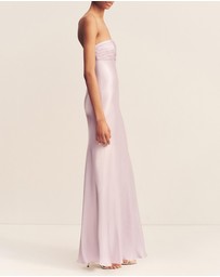Shona Joy - La Lune Strapless Ruched Bodice Maxi Dress