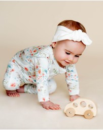 Bebe by Minihaha - Gemma Bird Organic LS Zipsuit - Babies