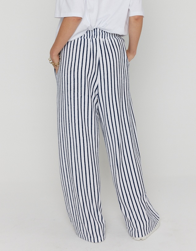 ALEXANDRA - Jojo Pants Navy Stripe