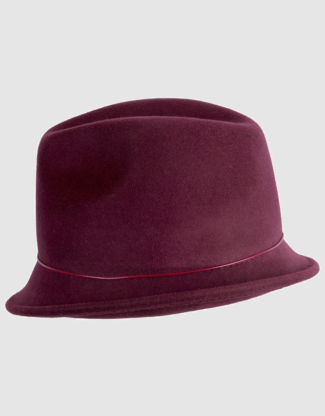 Max Alexander - Felt Burgundy Trilby Hat
