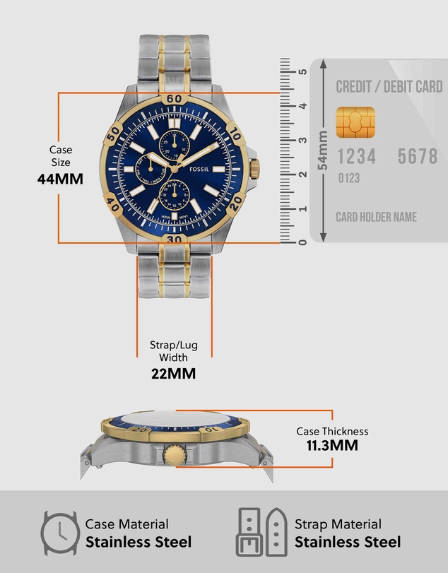Fossil - Garrett Multicolour Chronograph Watch