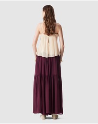 & Other Stories - Embroidered Strappy Top