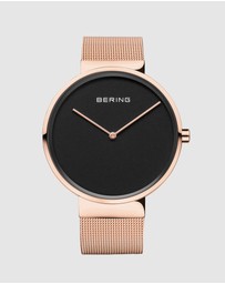 Bering - Classic 39mm Rose Gold Watch