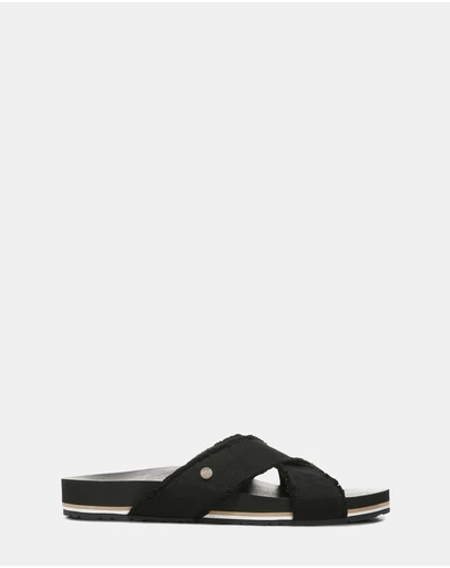 Vionic - Panama Beach Slide - Black Canvas