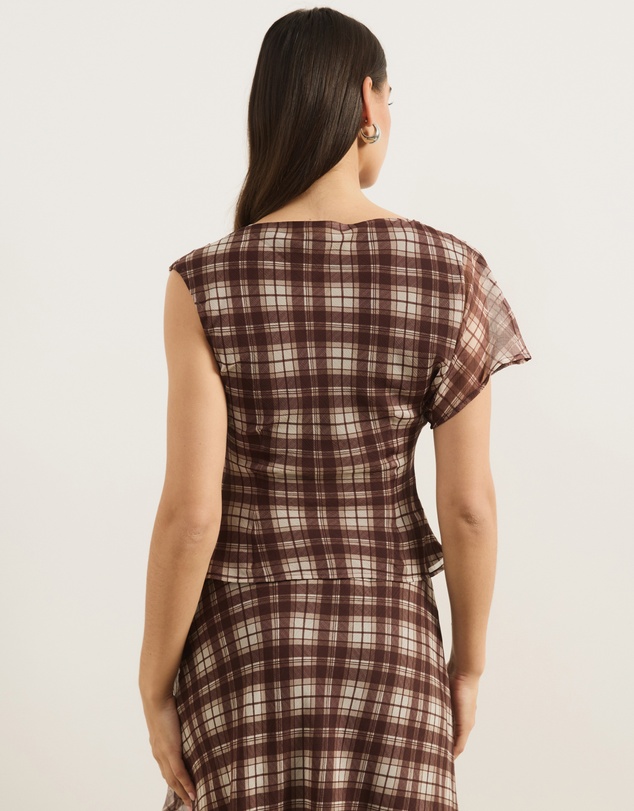 Atmos&Here - Jessica Asymmetrical Printed Top