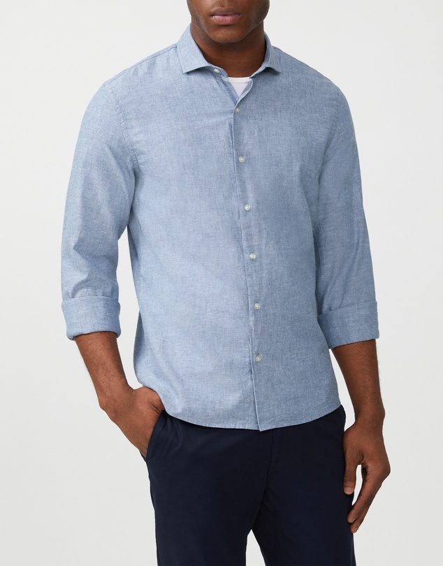 Van Heusen - Linen Cotton Blend Shirt