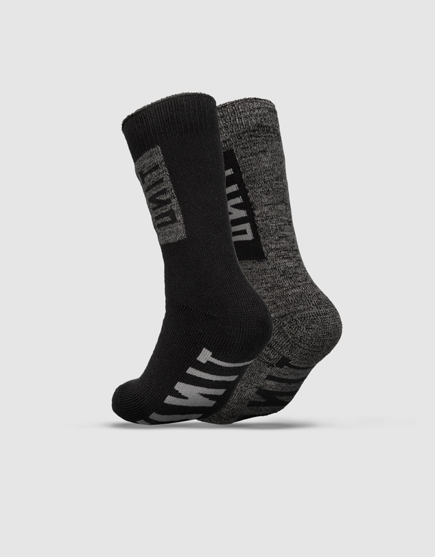 UNIT - UNIT Crew Men's Ultra Thick Bamboo Hi-Lux Socks - 2 Pack