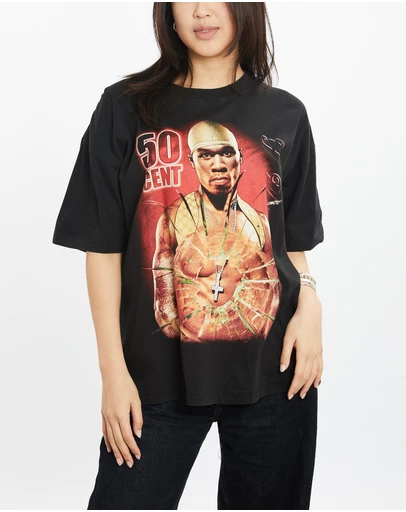 Vintage by The Real Deal - Pre Loved - Vintage 50 Cent Music Tee