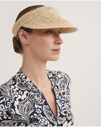 Witchery - Raffia Braid Visor