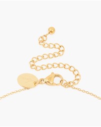 Lovisa - Waterproof Gold Plated Stainless Steel Looped Pendant Necklace