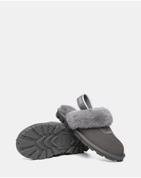 EVERAU - Australian Shepherd Ugg Waffle Plus Cow Suede Upper House Shoes