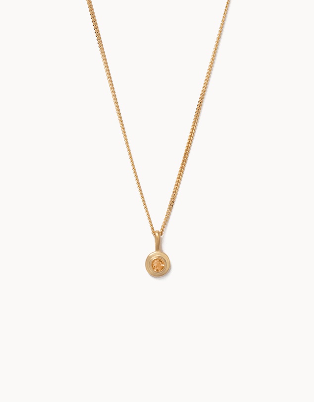 Kirstin Ash - Birthstone Necklace November Citrine