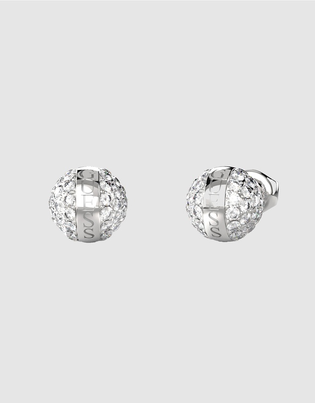 GUESS - Silver-Tone Calypso Stud Earrings