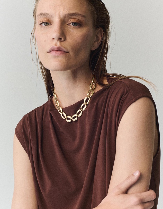 M.N.G - Draped Midi Dress