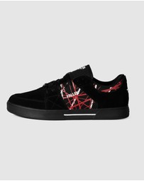 Fallen Footwear - Fallen Footwear Men Trooper 5250 True Fit Cupsole Shoes Black