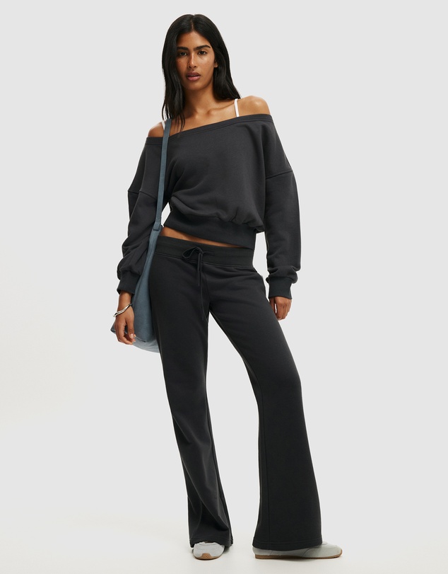Cotton On - Relaxed Off Shoulder Sweatshirt