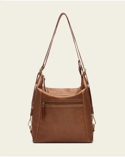 Florence - Regina Brown 3-in-1 Convertible Backpack