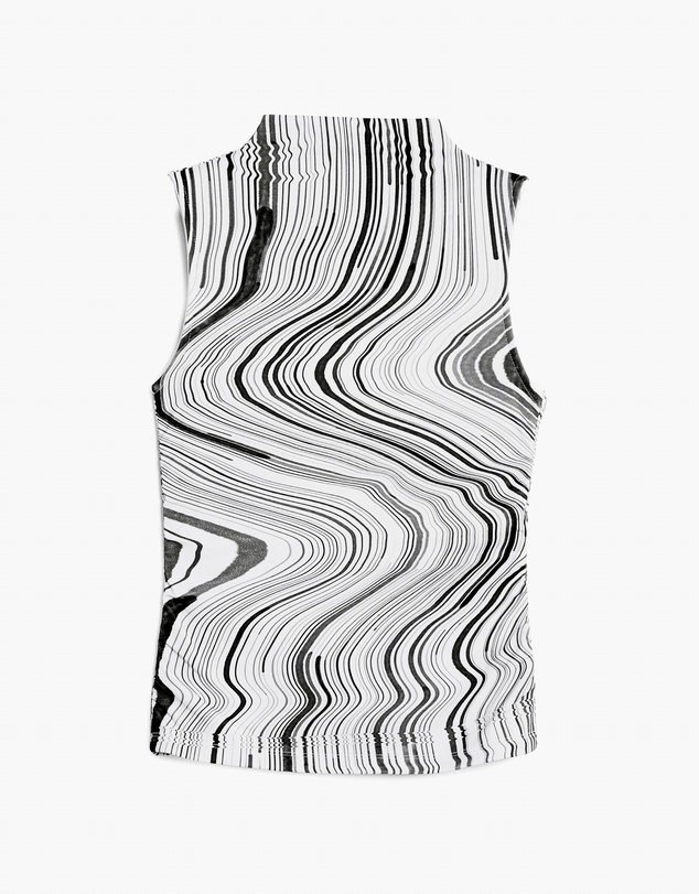 Desigual - Wavy striped T-shirt