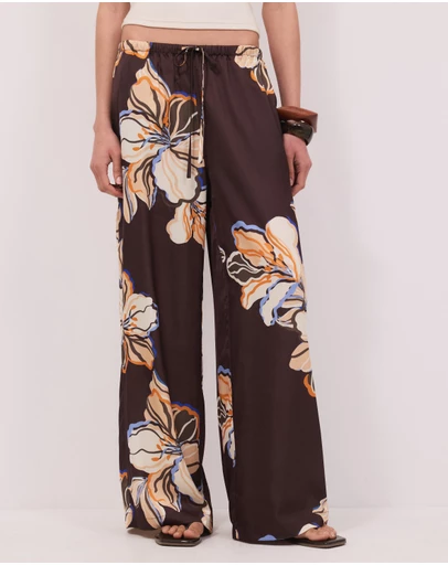 Calli - Ivy Satin Pants