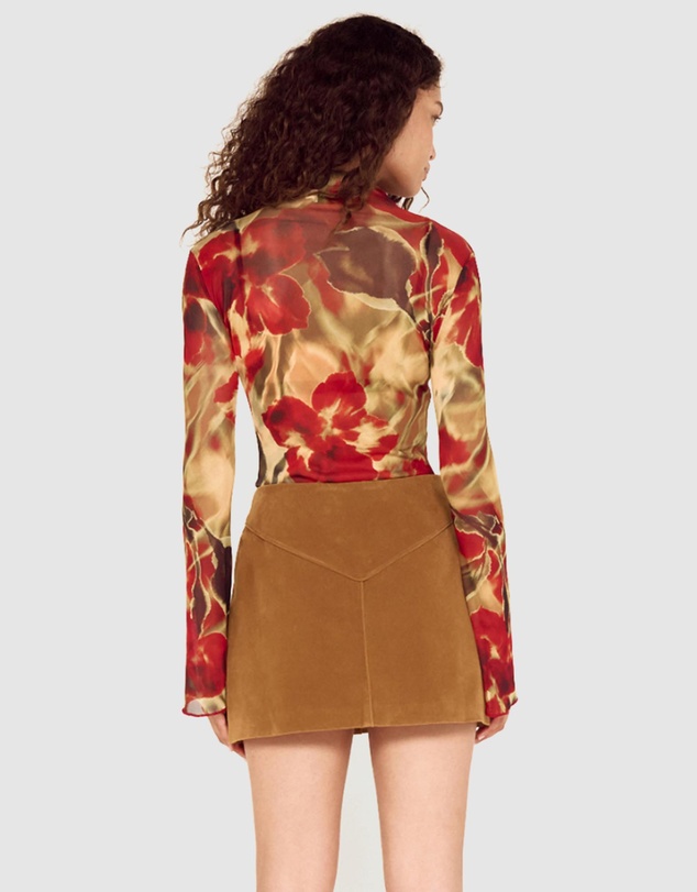 MINKPINK - Faye Faux Mini Skirt