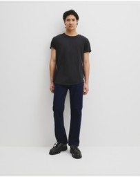Country Road - Australian Cotton Longline Garment Dye T-shirt
