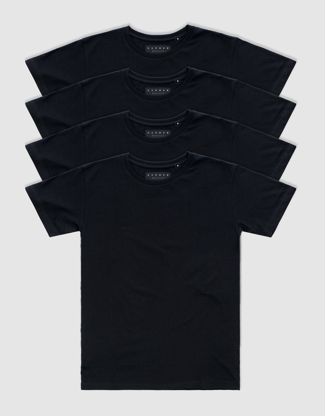 Xander - 4-Pack Blanc Tee