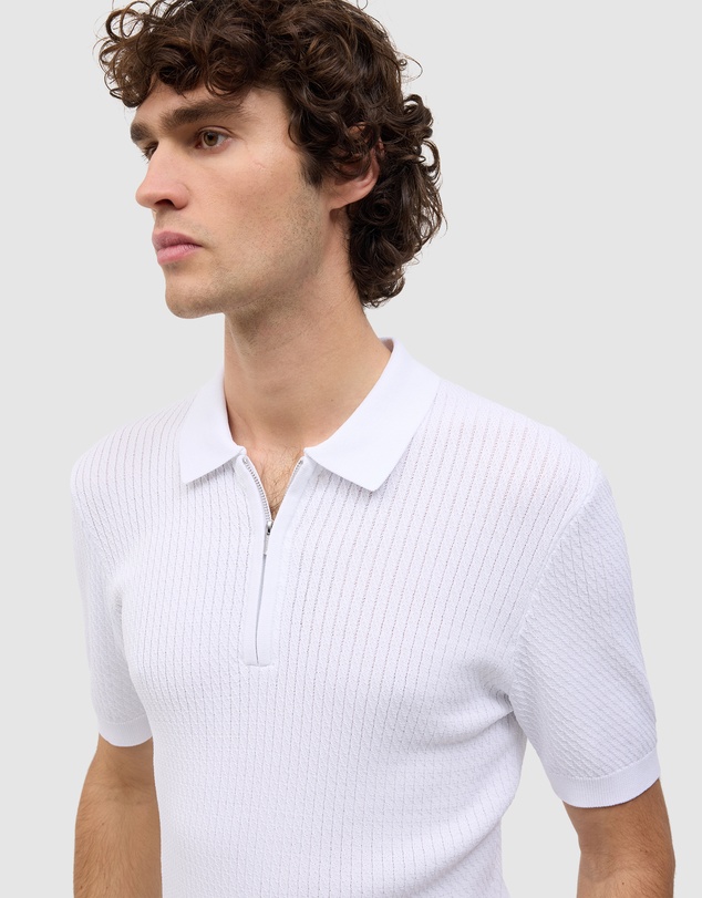 Politix - Callum Textured Knit Polo