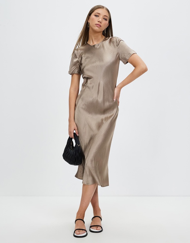 Third Form - Crush Bias Tee Midi Dress