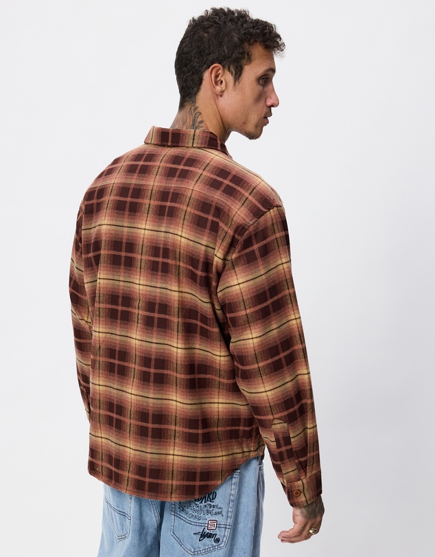 S Double - Pass Flannel Overshirt