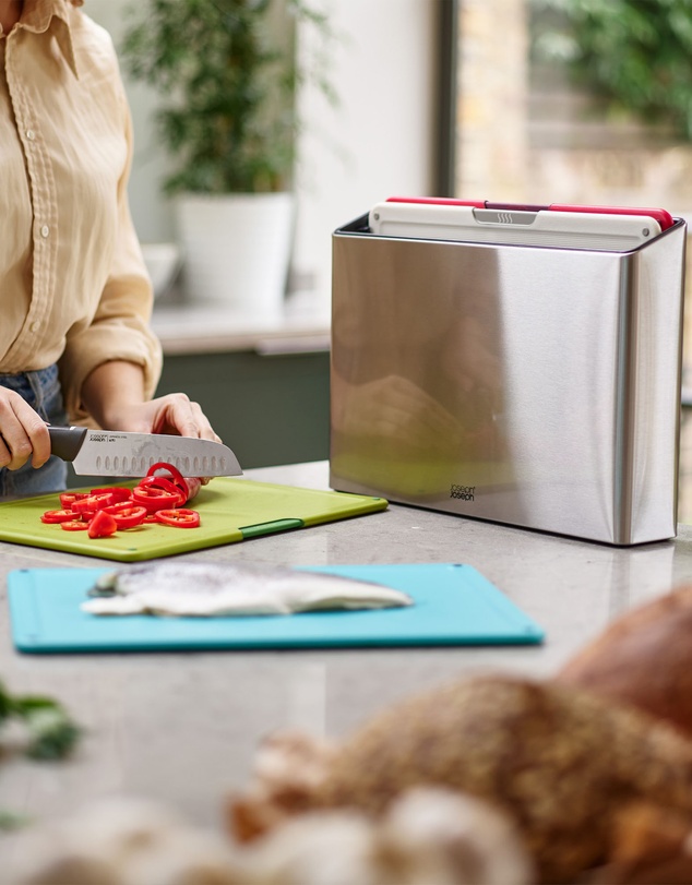 Joseph Joseph - Folio™ Icon 4-piece Regular Chopping Board Set with Stainless Steel Storage Case