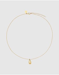 Najo - Eau Yellow Gold Necklace (45cm+ext)