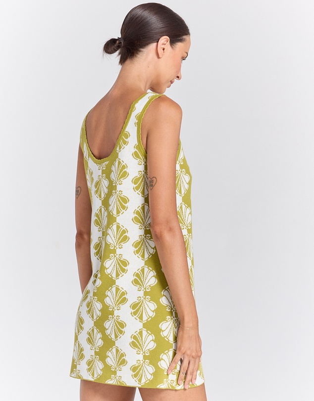 Poolside Paradiso - Shelborne Knit Sundreamer Dress - Palm