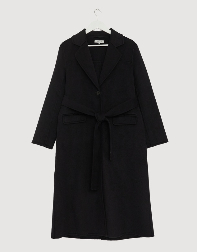Revibe - Repaired AERE Orla Double Faced Wool Coat - AU 8