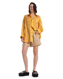 THE TALES - Florence Bloom Crepe Shorts