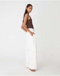 Forcast - Ami Wide Leg Linen Pants