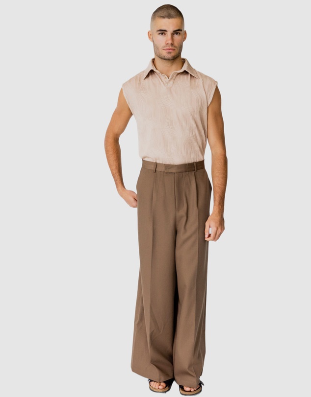 Justin Cassin - Verve Sleeveless Collared Shirt