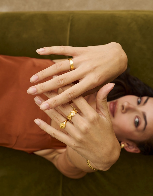 Ottoman Hands - Moon Phase Stacking Ring