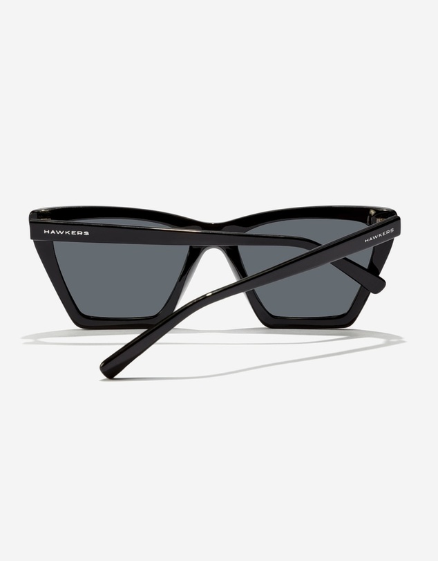 Hawkers Co - Polarized Black Dark Flush Sunglasses for Men and Women UV400