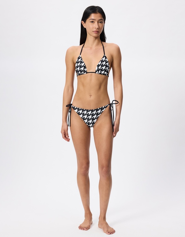 Perfect Moment - Houndstooth Pm Bikini Top