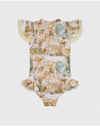 Aqua Blu Kids - Mosaic Short Sleeve One Piece - Kids