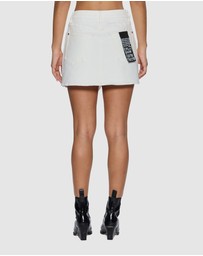 Ksubi - Rap Skirt Curve Ecru